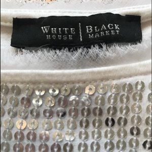 White Black House Market sequence top